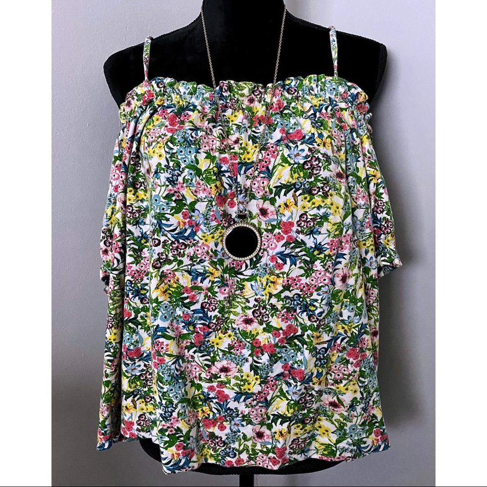 Floral Off-Shoulder Blouse